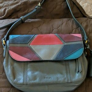Crossbody Fossil Leather Purse